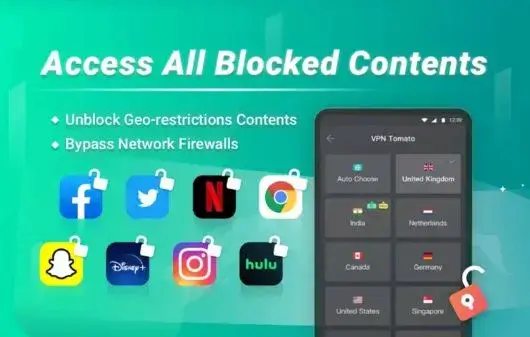 access-all-blocked-content-tomato- vpn-mod-apk