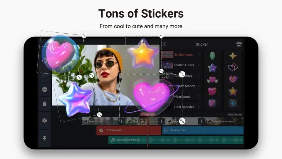 kinemaster-free-mod-apk-ton-of-stickers